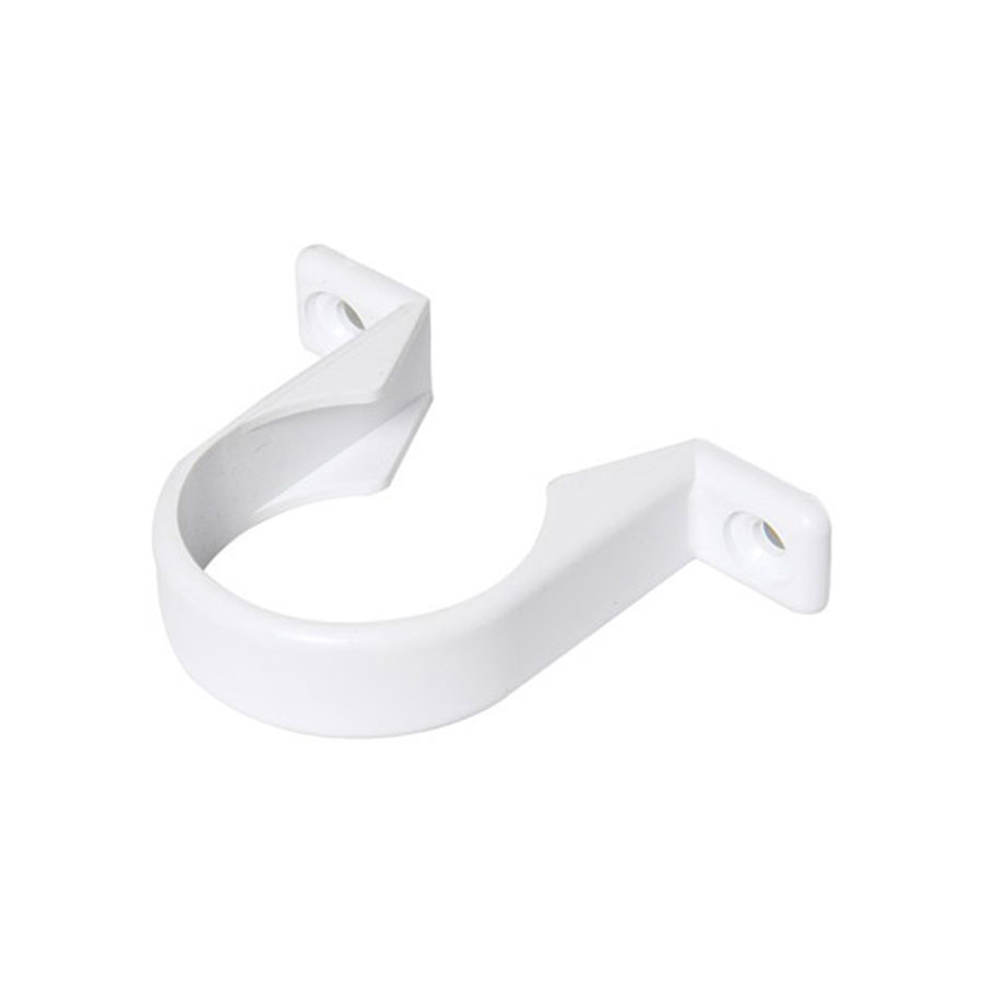 ABS solvent pipeclip 40mm White