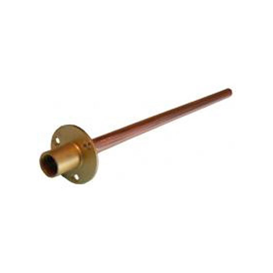 Wallplate - Threaded 1/2" With 350x15mm Copper Tube