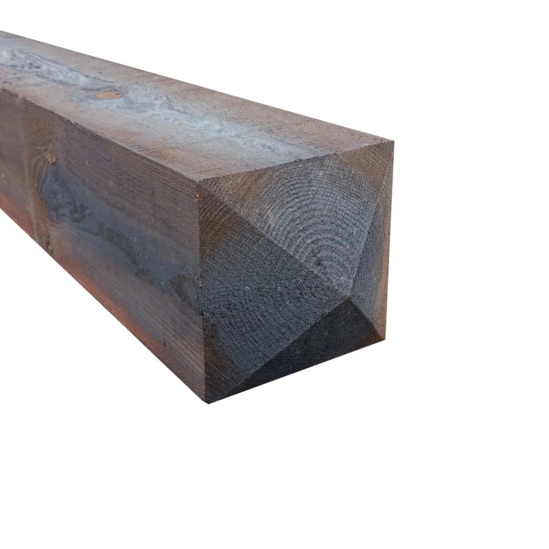 175 x 175mm x 2.4m 4ww Gate Post Creosoted Creosote is Hazardous - Details on Request
