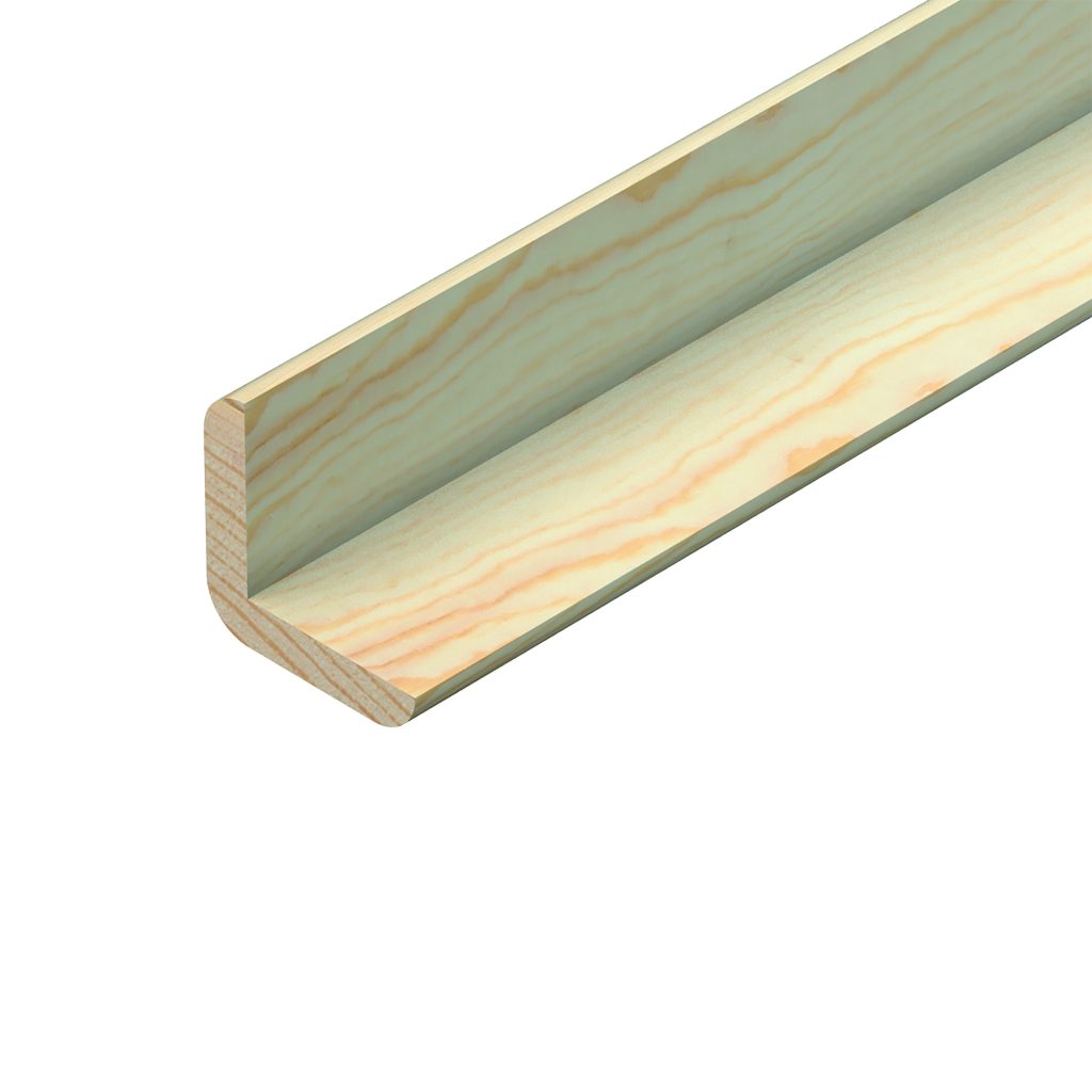 42 x 42 x 2400mm Pine Angle Cushion Corner 40x40 2.4M Pine (R) PEFC