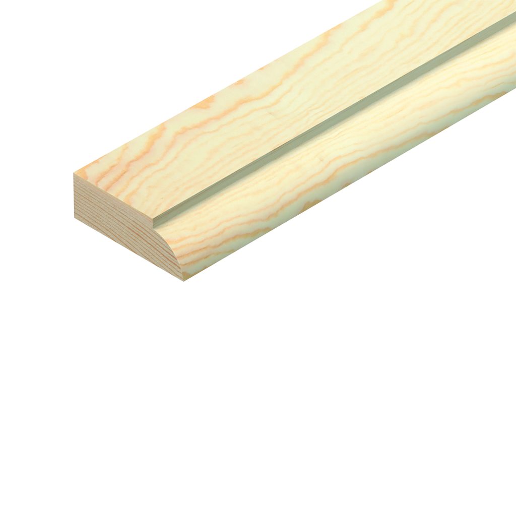 12 x 34 x 2400mm Pine Door Stop PEFC Door stop 34 x 12mm 2.4M Pine (I)