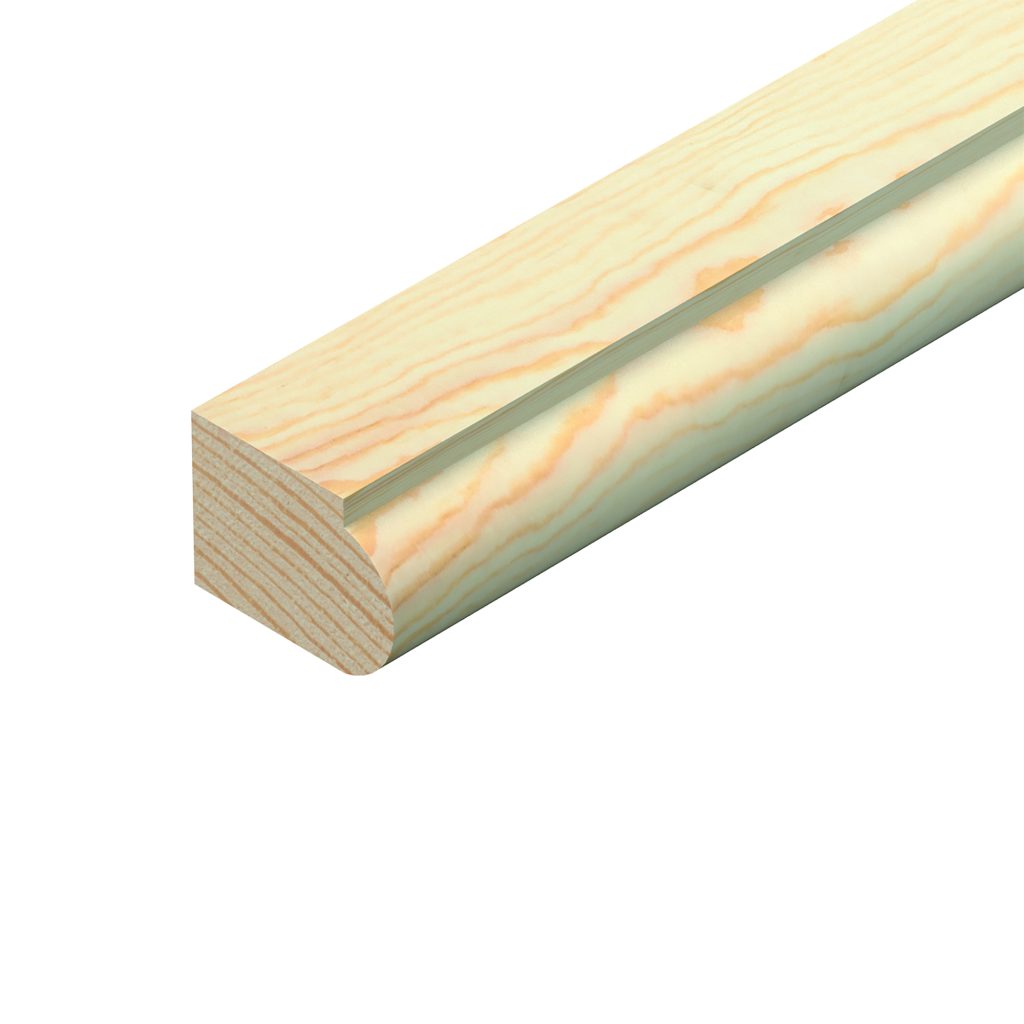 15 x 20 x 2400mm Pine Staff Bead PEFC Staff bead 15 x 21mm 2.4 Pine (G)