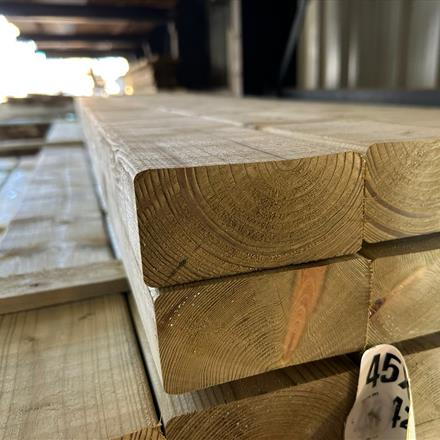 47x100mm Treated Timber (4"x2"), 2.4m - UC2 C24, Kiln Dried & Regularised