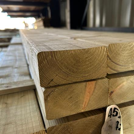47x100mm Treated Timber (4"x2"), 3.6m - UC3 C16, Kiln Dried & Regularised