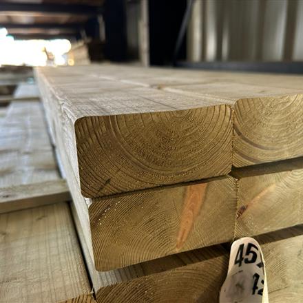 47x100mm Treated Timber (4"x2"), 3.6m - UC2 C24, Kiln Dried & Regularised