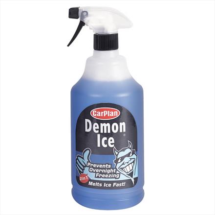 Image of Demon Ice De-Icer spray in a 1 litre bottle. 