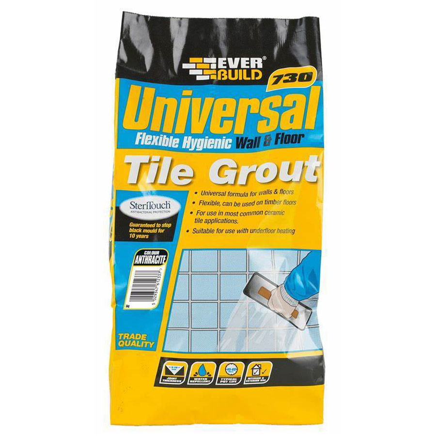 Universal Flexible Grout Anthracite - 5kg
