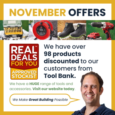 FORT Builders' Merchant November Christmas special offers featuring director of systems & marketing - Tim Gelardi. 