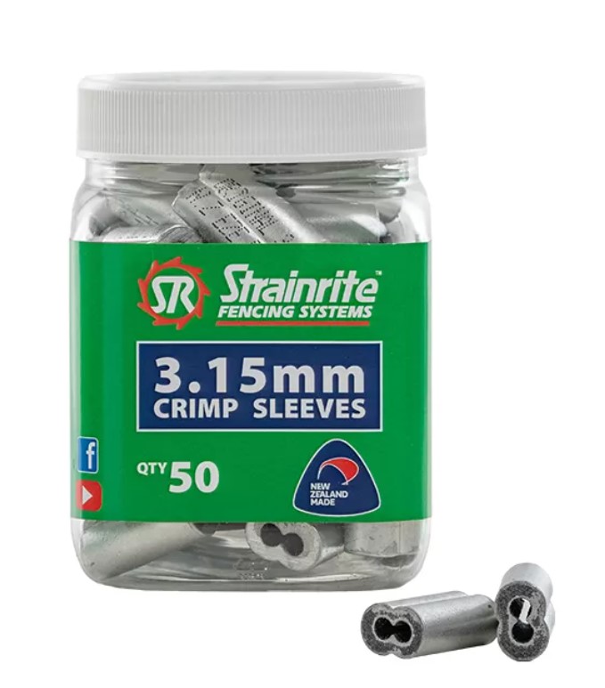 Strainrite Crimp Sleeve 3.15mm - Tub of 50