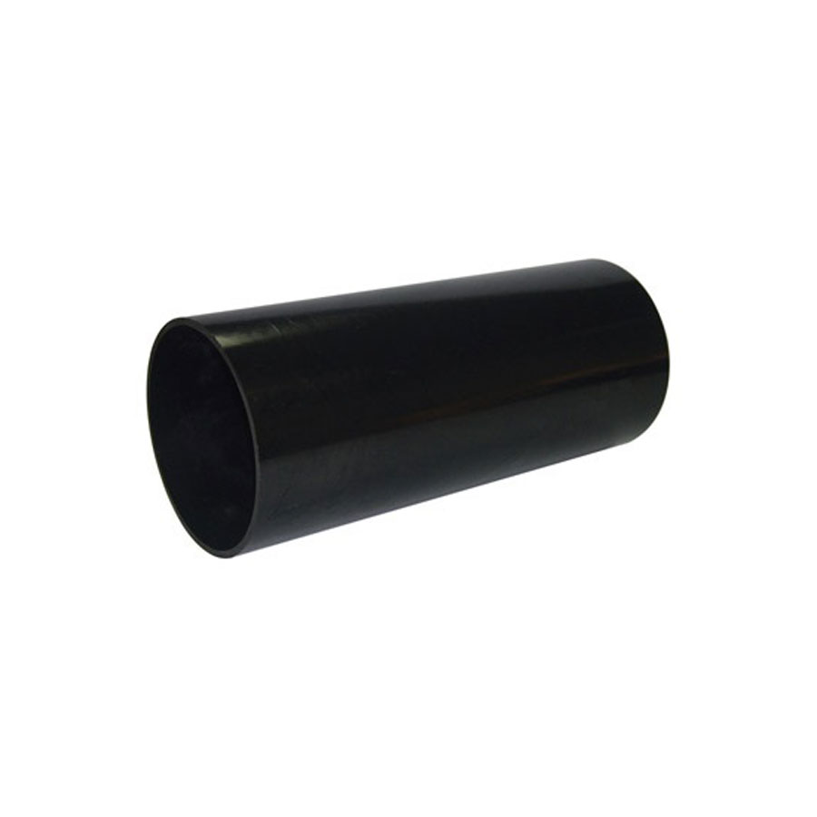 110mm Soil Pipe SINGLE Socket 3M Black